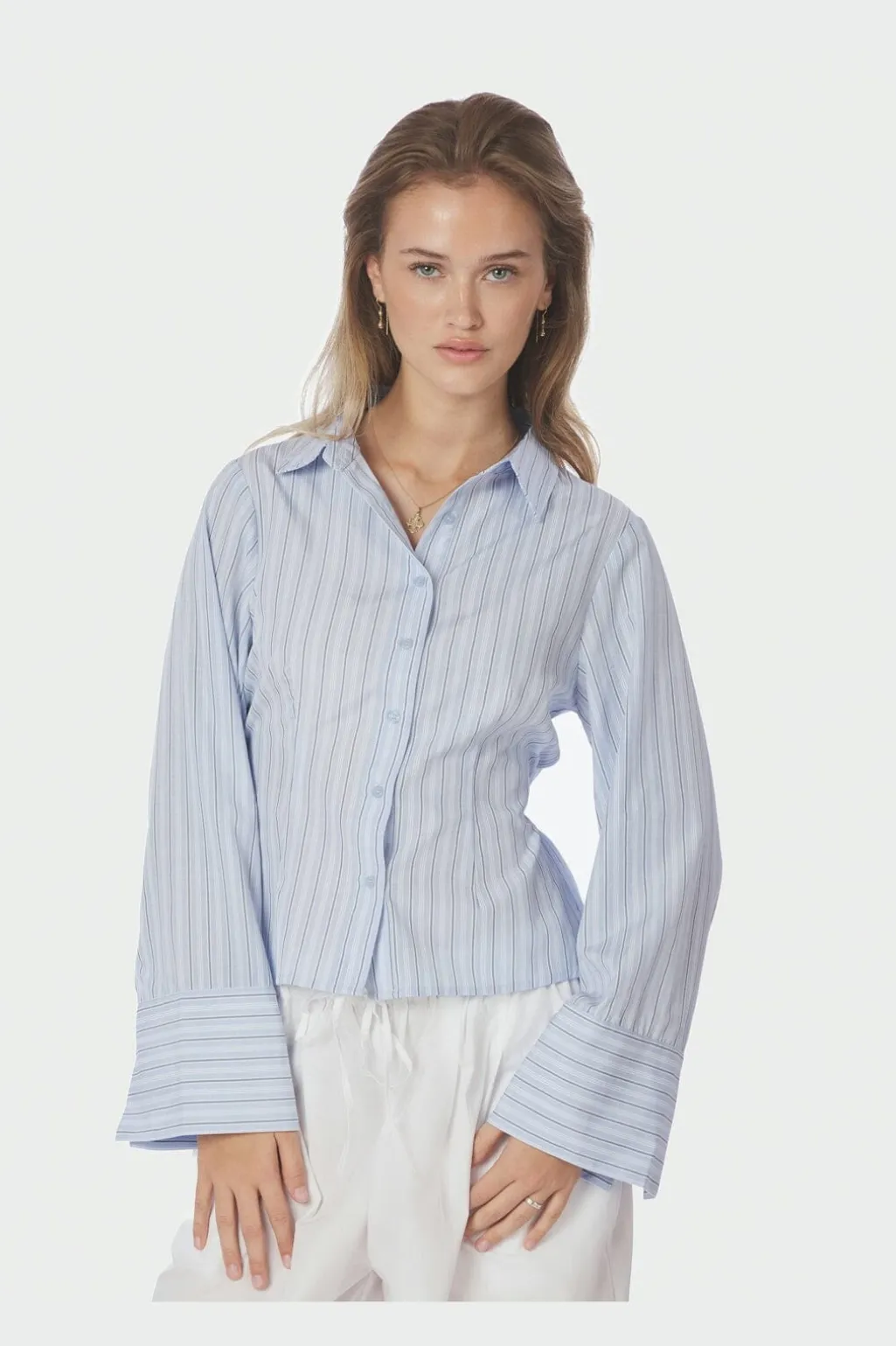 Nnclarida Double Stripe Shirt 168388