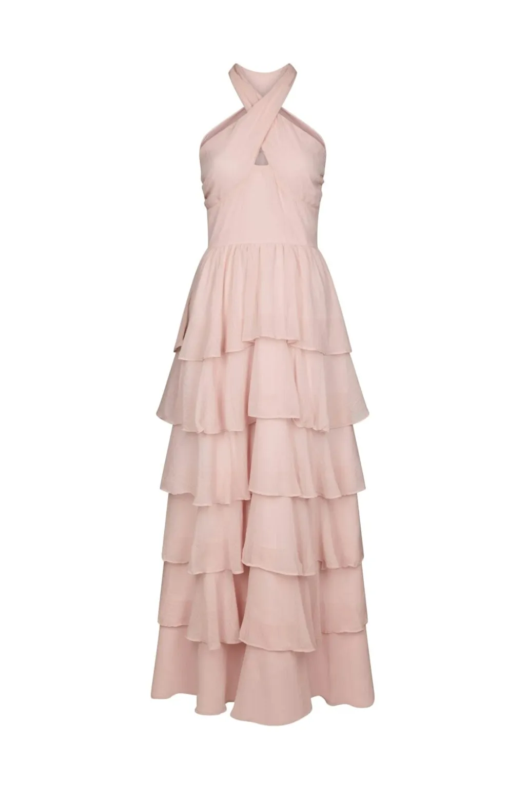 Nncleoni Solid Chiffon Dress 167394