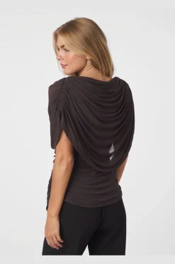 Nncottuna Drapy Mesh Top 167205