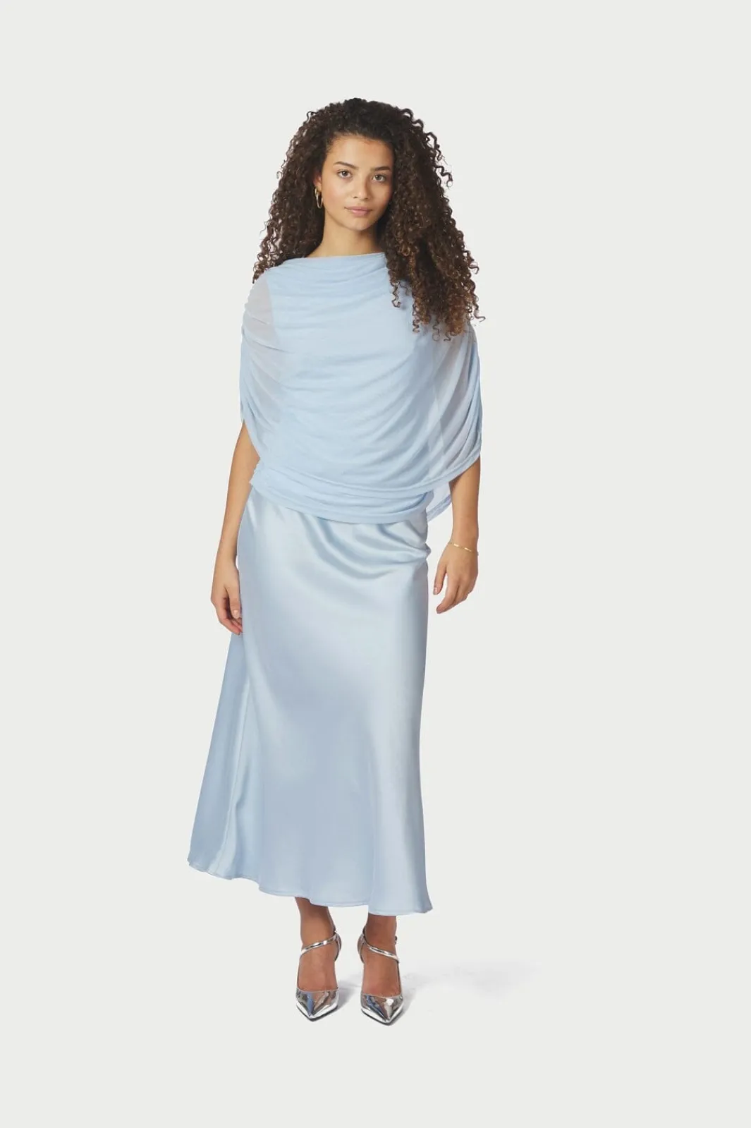 Neo Noir Nncottuna Drapy Mesh Top 167205 | T-Shirts & Toppar