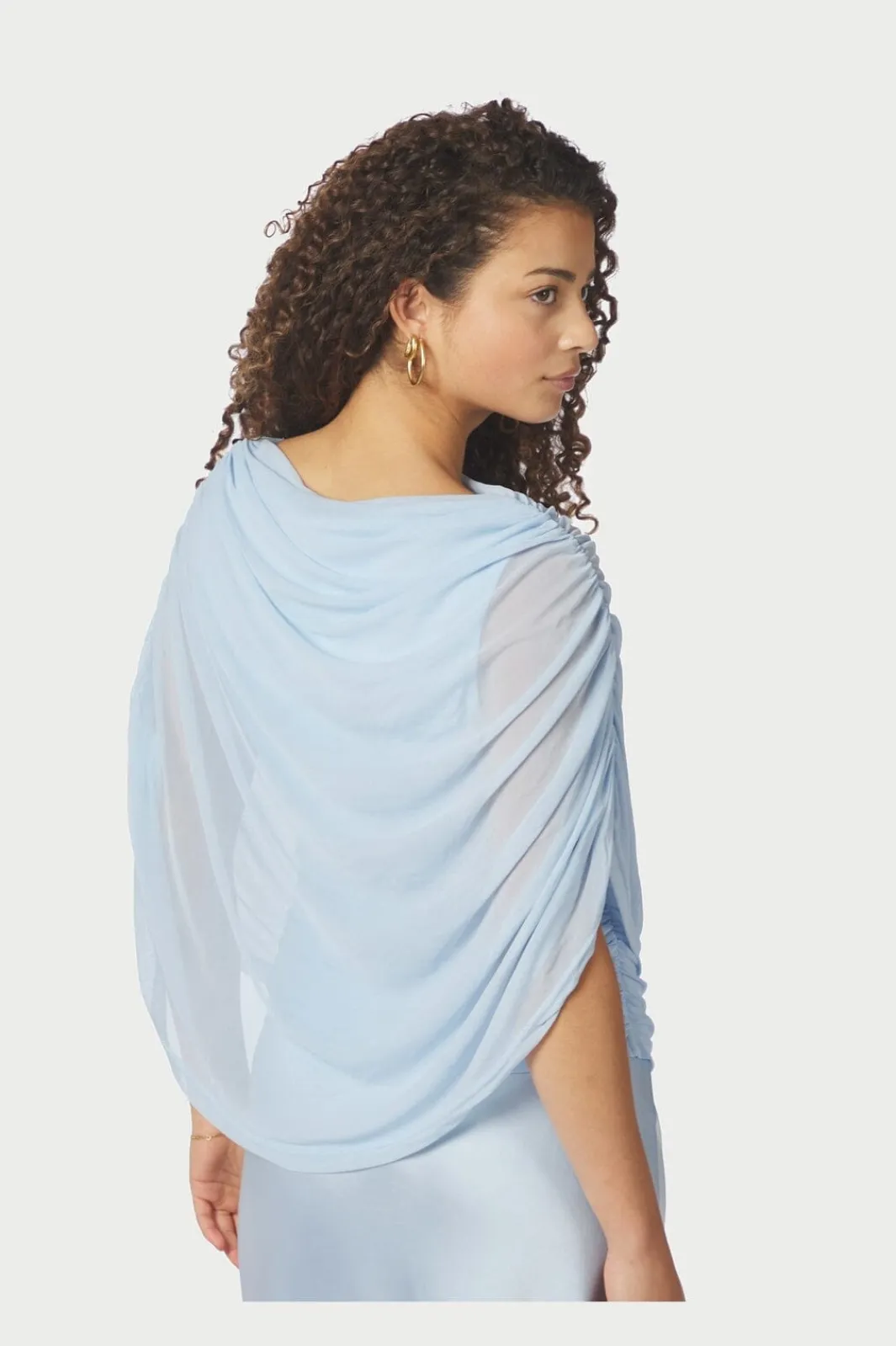 Neo Noir Nncottuna Drapy Mesh Top 167205 | T-Shirts & Toppar