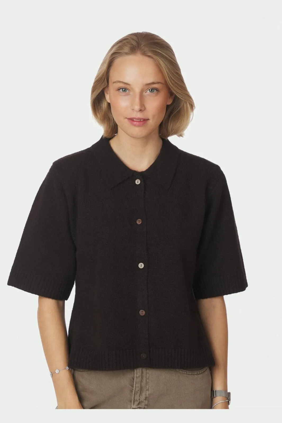 Neo Noir Nncunna Knit Blouse 166251 | Blusar & Skjortor