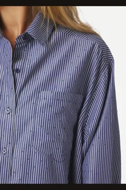 Neo Noir Nndalma B Stripe Stone Shirt 164520 | Blusar & Skjortor