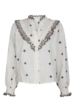Neo Noir Nndegas Dot Blouse 167708 | Blusar & Skjortor
