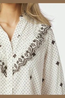 Neo Noir Nndegas Dot Blouse 167708 | Blusar & Skjortor