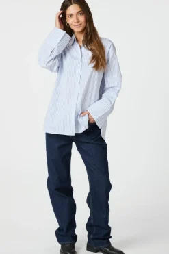 Neo Noir Nndita Mini Stripe Shirt 162706 | Blusar & Skjortor