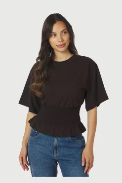 Neo Noir Nndray Boxy Smock Tee 165720 | T-Shirts & Toppar