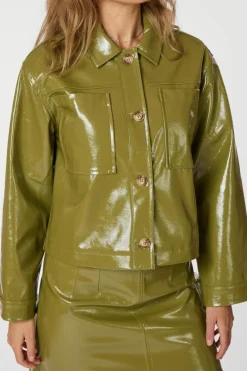 Neo Noir Nnemilia Patent Jacket 164794 | Ytterkläder & Jackor