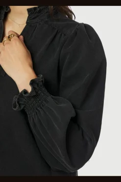 Neo Noir Nnemmeline Denim Blouse 164434 | Blusar & Skjortor