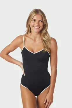 Nnfelice Solid Contrast Swimsuit 167795