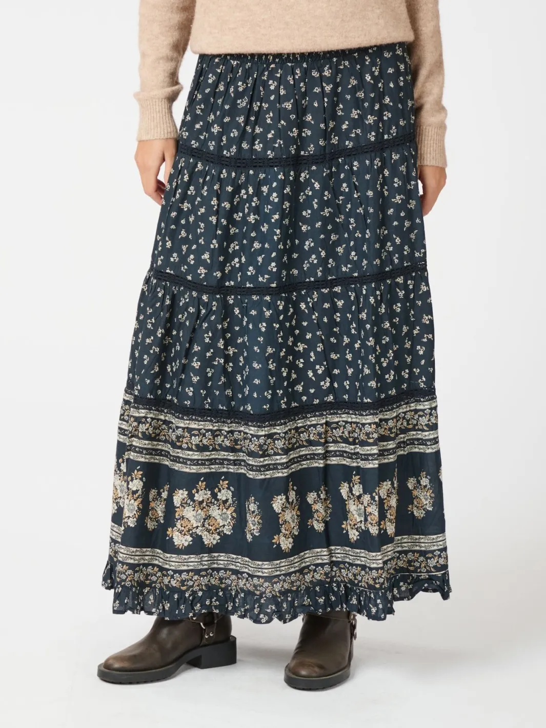Neo Noir Nnfelicia Mini Border Skirt 162569 | Kjolar