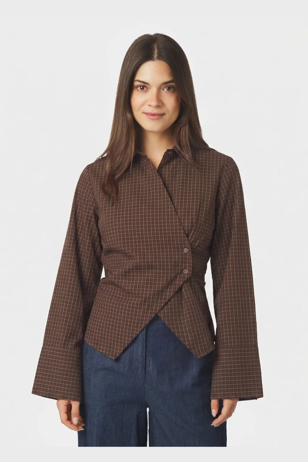 Neo Noir Nnfenli Small Check Shirt 170086 | Blusar & Skjortor