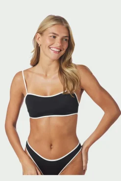 Nnfia Solid Contrast Bikini Top 167792