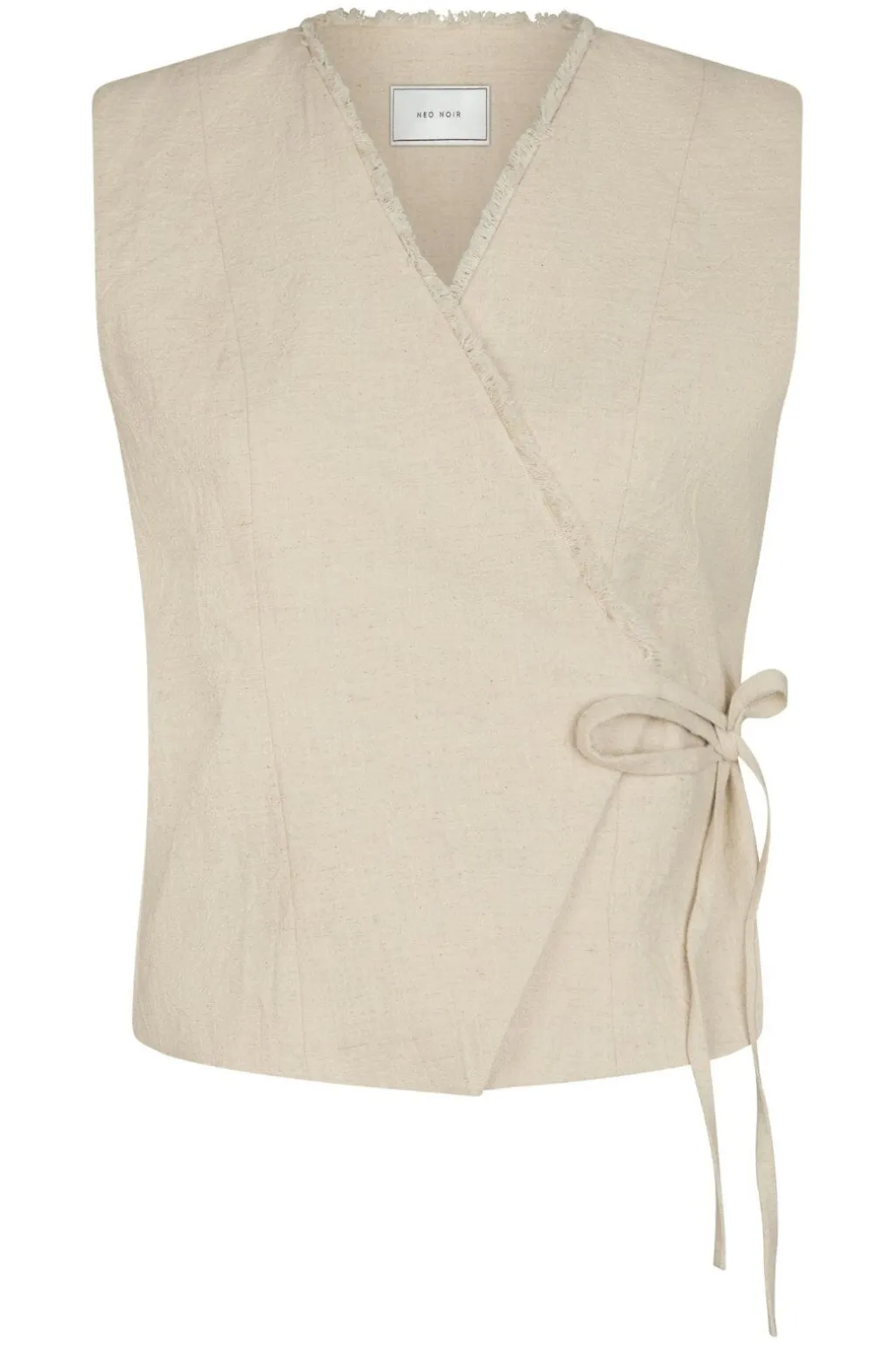 Nnfilora Ramie Wrap Waistcoat 166243