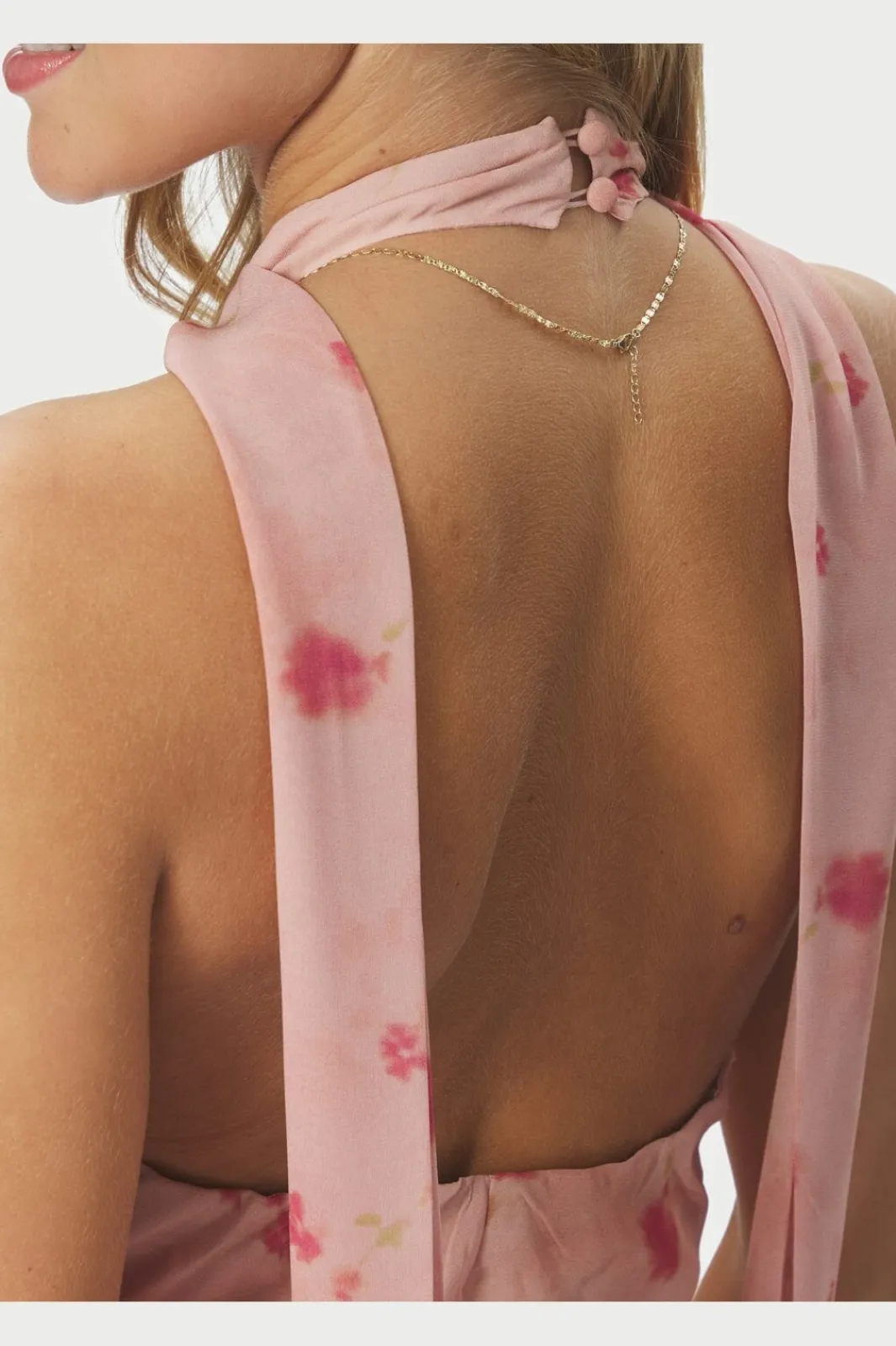 Neo Noir Nnfiona Blurred Flower Halter Neck Dress 167918 | Klänningar