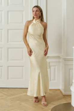 Nnfiona Pattern Satin Dress 168367