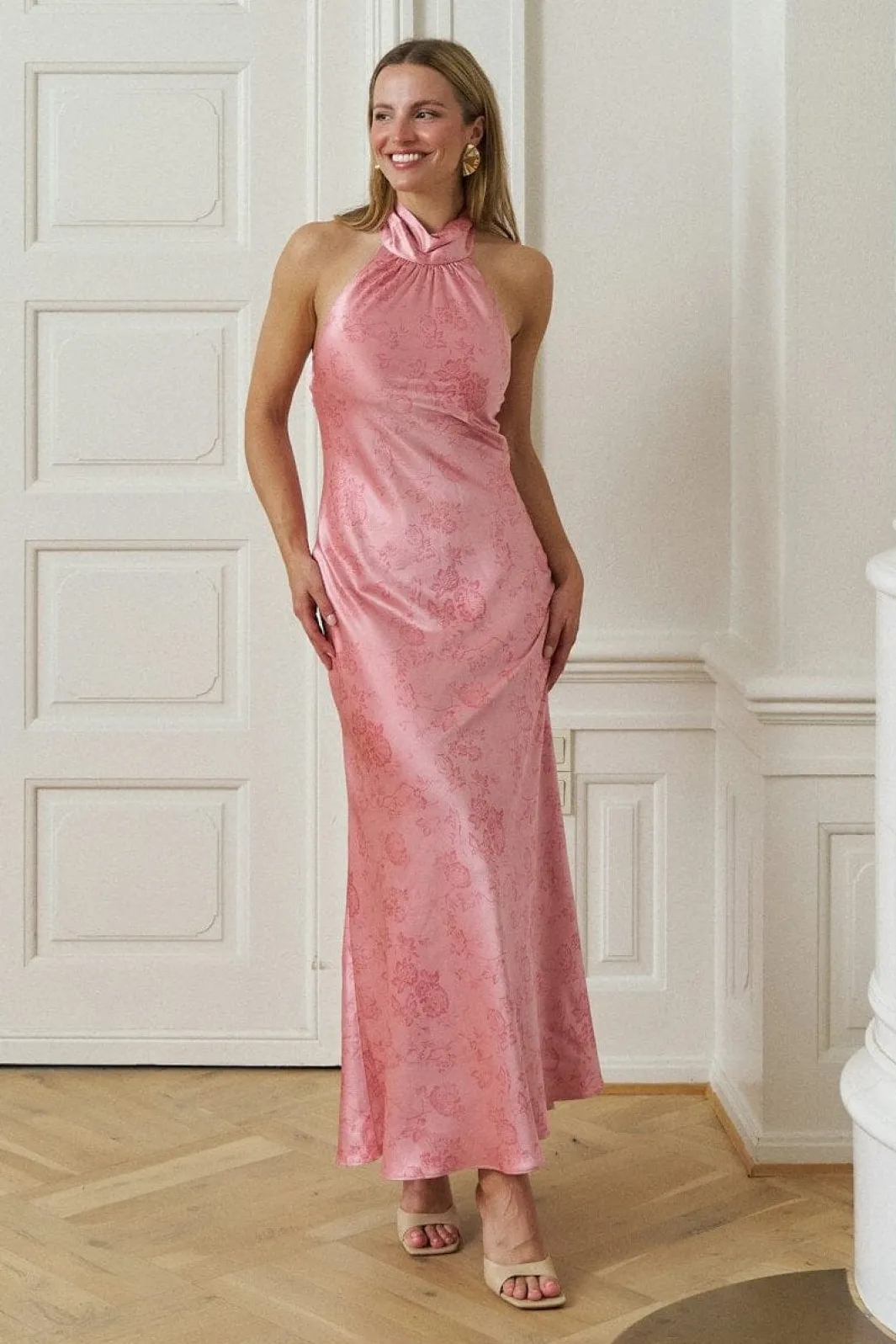 Neo Noir Nnfiona Pattern Satin Dress 168367 | Klänningar