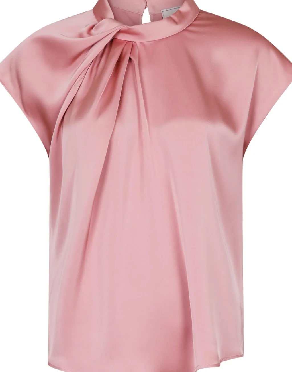 Nnfleur Drapy Satin Blouse