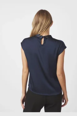 Neo Noir Nnfleur Drapy Satin Blouse 160990 | Blusar & Skjortor