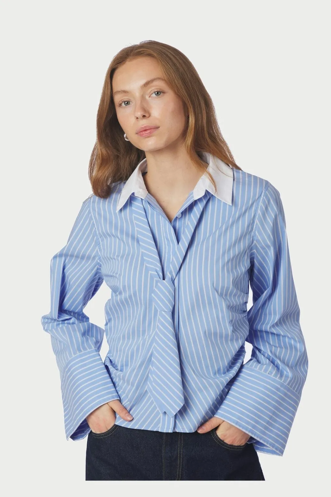 Neo Noir Nnfrancesca Stripe Shirt 165981 | Blusar & Skjortor