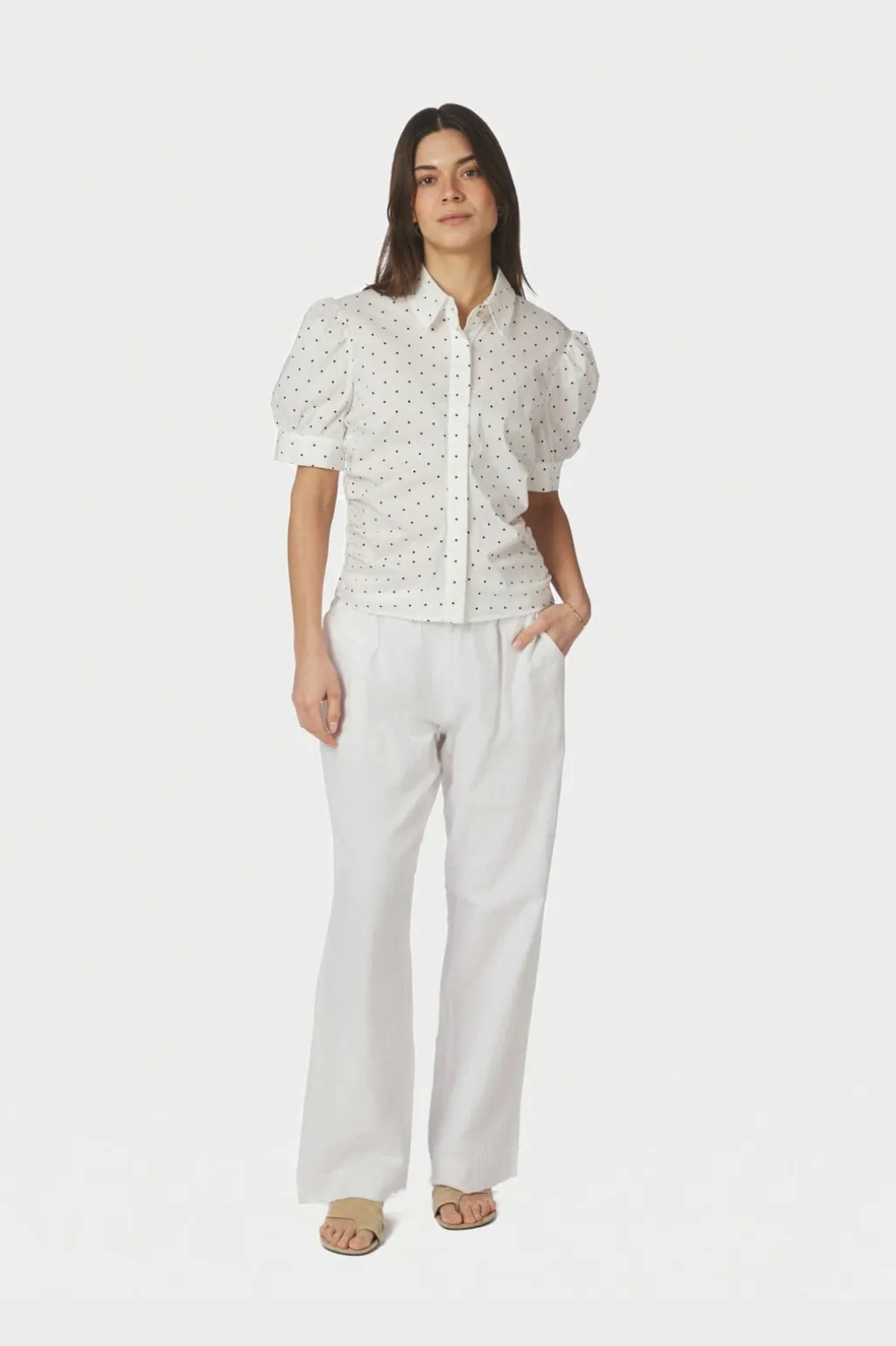 Nnfrannie Dot Shirt 166006
