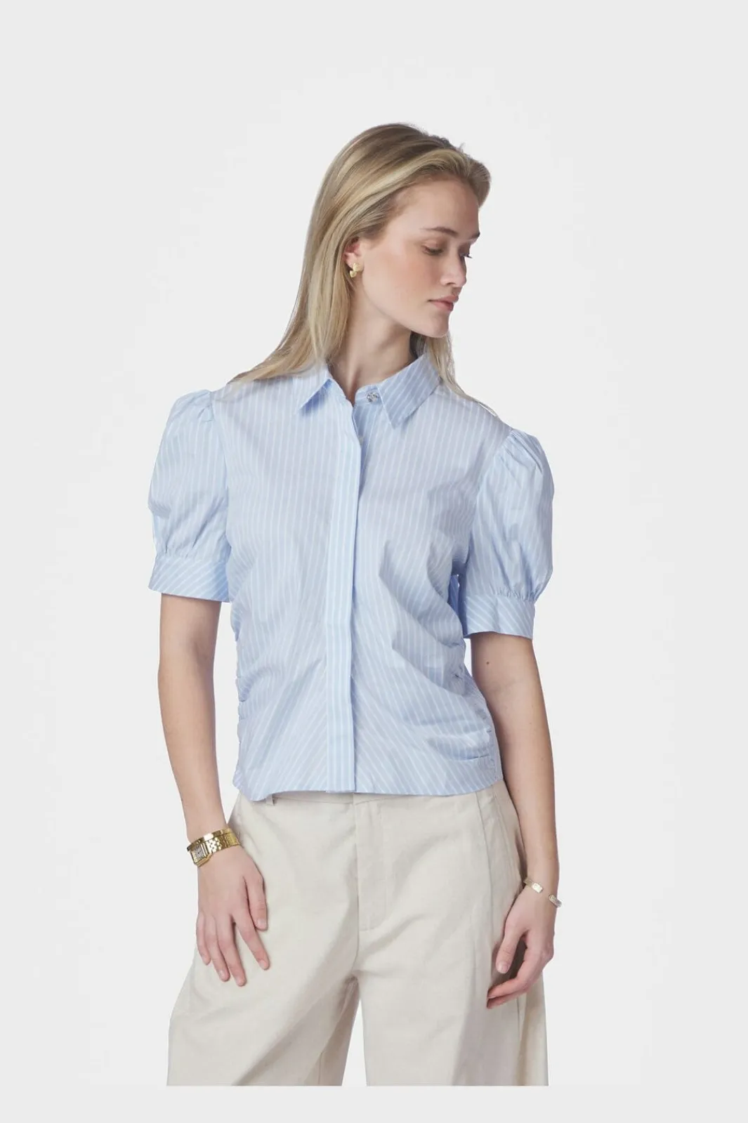 Neo Noir Nnfrannie Soft Stripe Shirt 169738 | Blusar & Skjortor