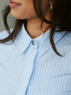 Neo Noir Nnfrannie Soft Stripe Shirt 169738 | Blusar & Skjortor
