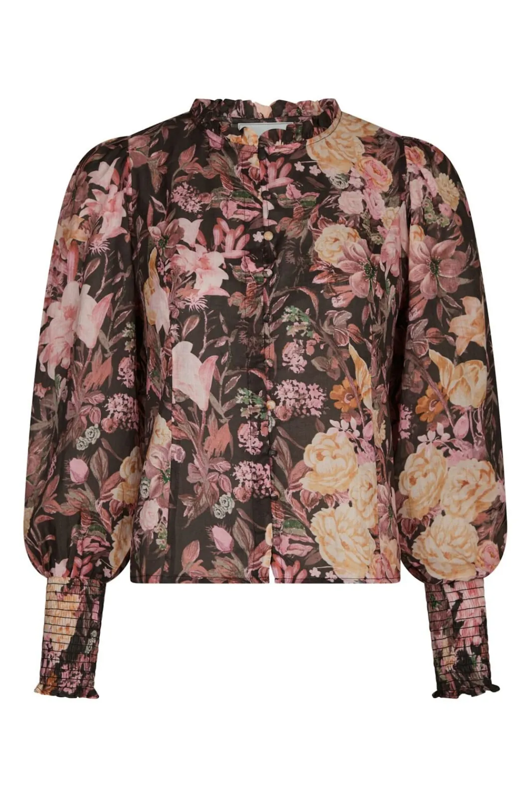 Neo Noir Nngilda Big Flower Blouse 166925 | Blusar & Skjortor