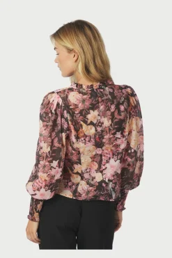 Neo Noir Nngilda Big Flower Blouse 166925 | Blusar & Skjortor