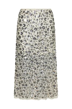 Neo Noir Nngilla Flower Sequins Skirt 167537 | Kjolar