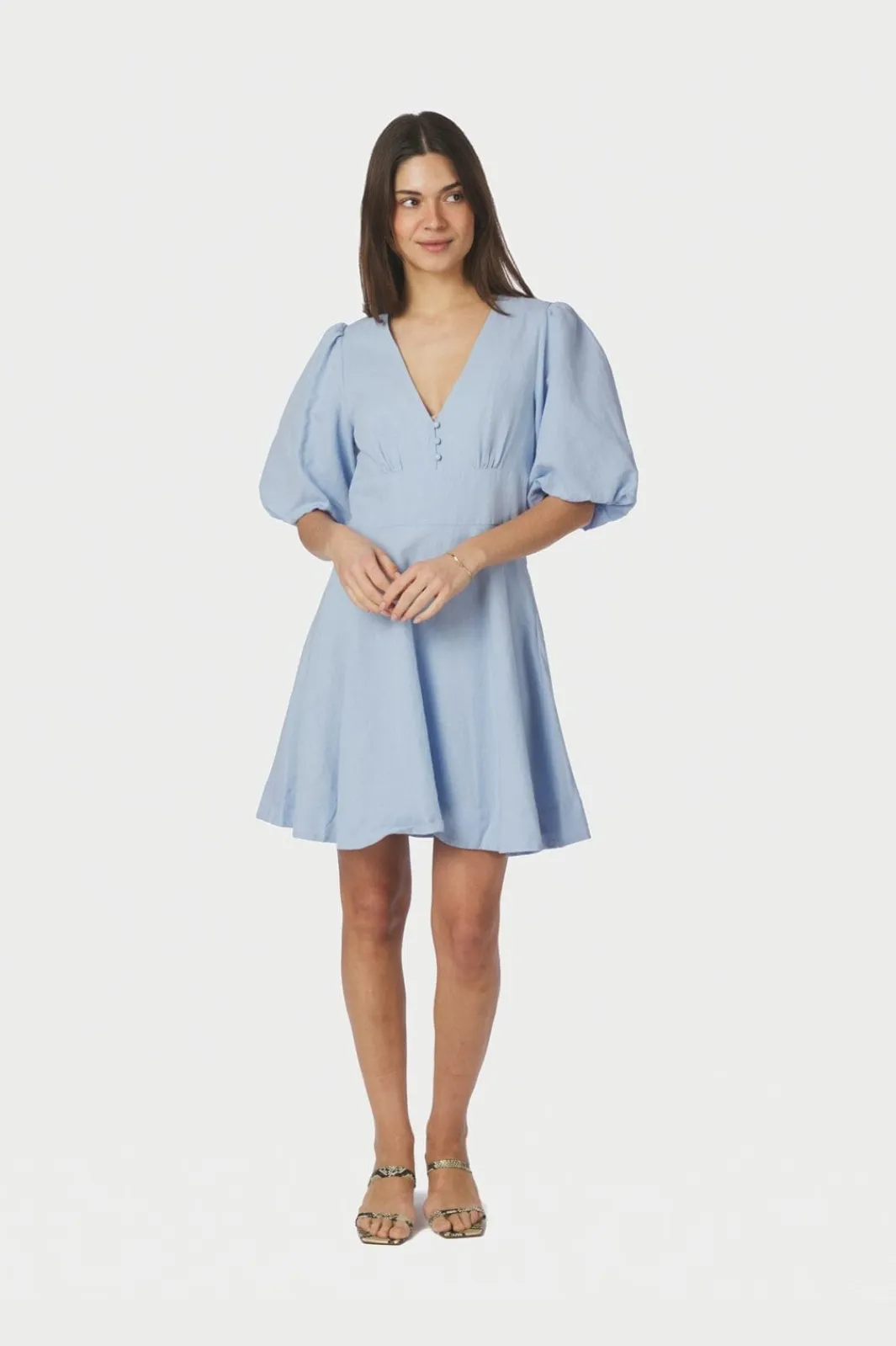 Neo Noir Nnhalli Linen Dress 169330 | Klänningar