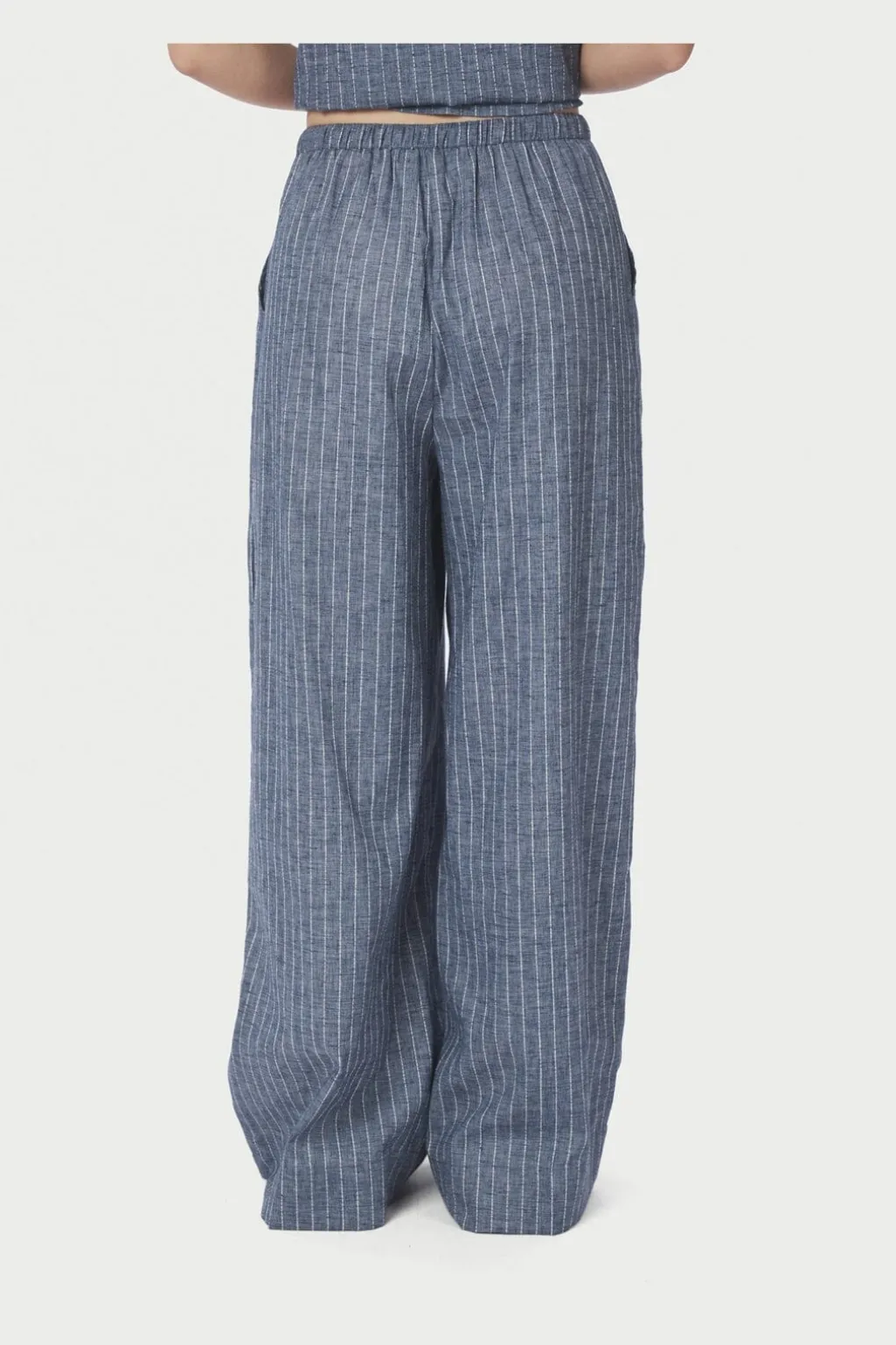 Nnheifa Emb Stripe Pants 168372