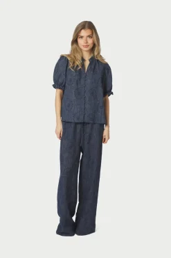 Neo Noir Nnheifa Flower Stripe Pants 168495 | Set|Jeans, Leggings & Byxor