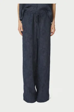 Neo Noir Nnheifa Flower Stripe Pants 168495 | Set|Jeans, Leggings & Byxor