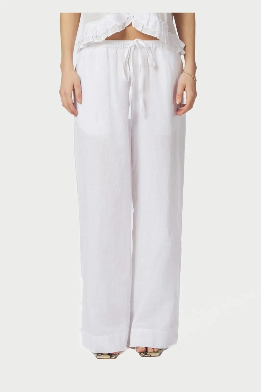 Neo Noir Nnheifa Linen Pants 167698 | Jeans, Leggings & Byxor