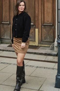 Neo Noir Nnhemie Faux Suede Skirt 164554 | Kjolar