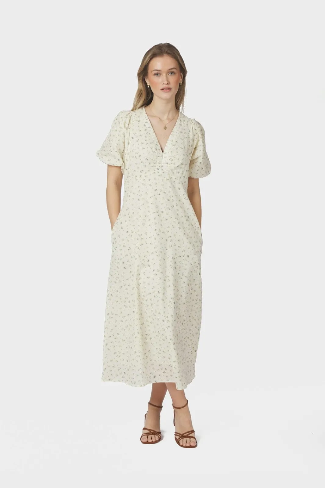 Neo Noir Nnillana Small Rose Flower Dress 169259 | Klänningar