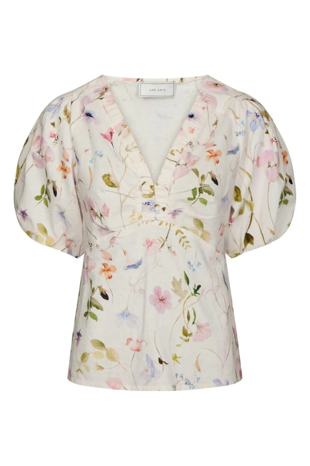 Neo Noir Nnirina Flower Blouse 169056 | Blusar & Skjortor