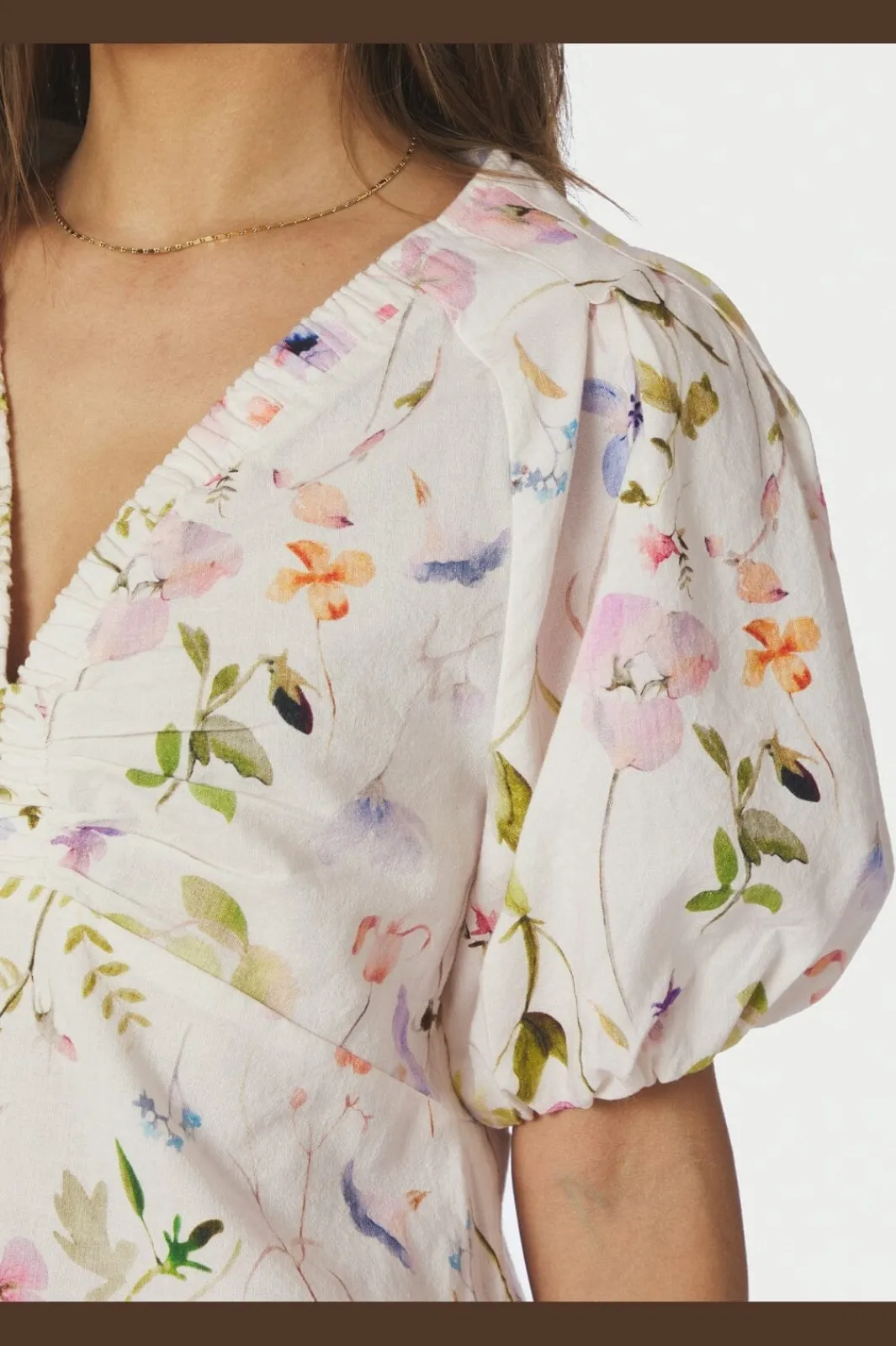 Neo Noir Nnirina Flower Blouse 169056 | Blusar & Skjortor