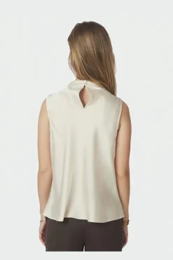 Neo Noir Nnisola Drapy Satin Top 167873 | T-Shirts & Toppar