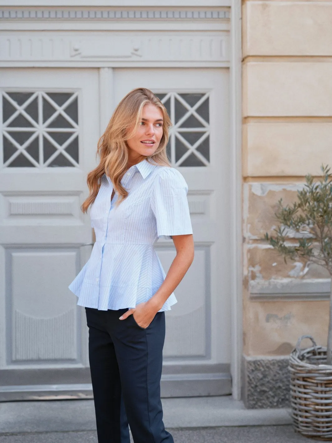 Neo Noir Nnjanelle Stripe Shirt 168838 | Blusar & Skjortor|Set