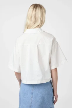 Nnjasie Poplin Stone Shirt 165711