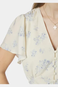 Nnjasmin Delicate Flower Blouse 168873