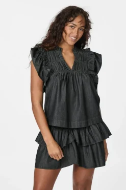 Nnjayla Denim Top 164536
