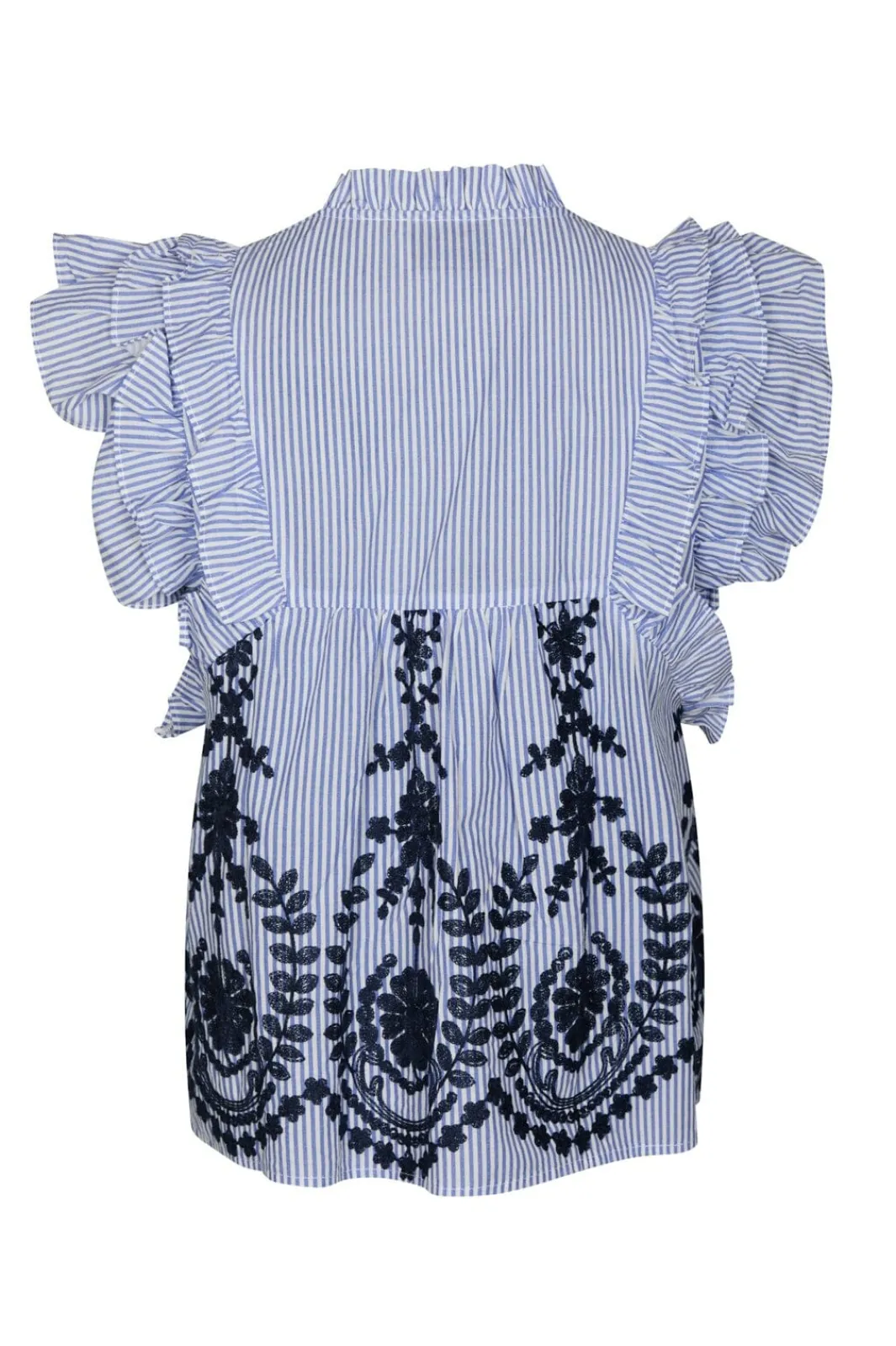 Neo Noir Nnjayla Stripe Embroidery Top 168997 | T-Shirts & Toppar