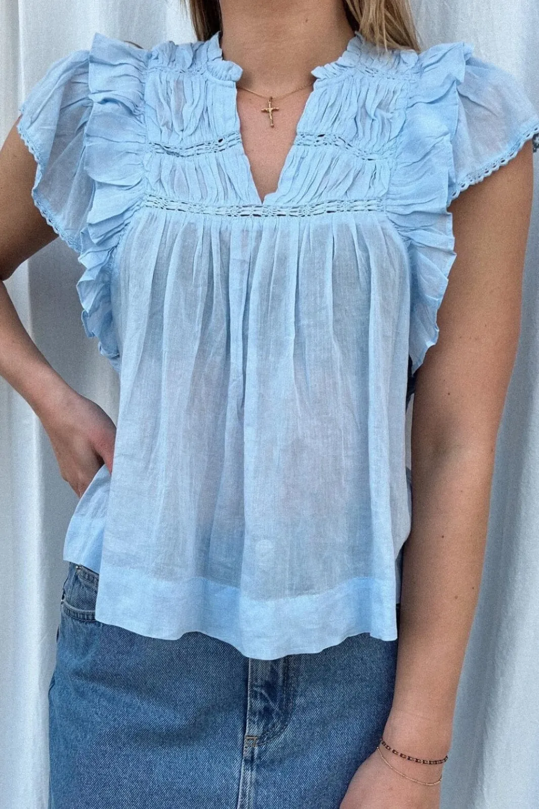 Neo Noir Nnjayla S Voile Top | Blusar & Skjortor|Set