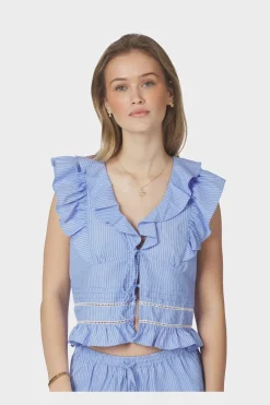 Neo Noir Nnjolia Stripe Top 169346 | Set|T-Shirts & Toppar