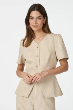 Neo Noir Nnjules Pinstriped Blouse 164812 | Blusar & Skjortor|Set