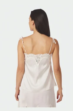 Nnkaela Heavy Sateen Lace Top 168290