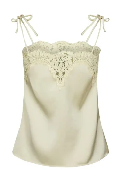 Neo Noir Nnkaela Heavy Sateen Lace Top 168290 | T-Shirts & Toppar
